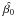 \hbox{$\hat{\beta_0}$}