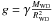 \hbox{$g= \gamma \frac{M_{\rm {WD}}}{R_{\rm {WD}}^2}$}