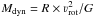 \hbox{$M_{\rm{dyn}}=R\times\varv_{\rm{rot}}^2/G$}
