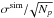 \hbox{$\sigma^{\rm sim}/\!\sqrt{N_p}$}