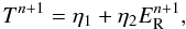 \appendix \setcounter{section}{2} \begin{equation} \label{apBeq:eta} T^{n+1} = \eta_1 + \eta_2 E_{\rm R}^{n+1} , \end{equation}