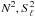 \hbox{$N^2, S_\ell^2$}