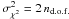 \hbox{$\sigma^2_{\chi^2} = 2 \, n_{\mathrm{d.o.f.}}$}