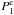 \hbox{$P^{\rm e}_{1}$}
