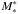 \hbox{$M_\ast^{*}$}