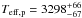 \hbox{$T_{\rm eff,p}=3298^{+66}_{-67}$}