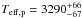 \hbox{$T_{\rm{eff,p}}=3290^{+66}_{-67}$}
