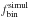 \hbox{$f_\mathrm{bin}^\mathrm{simul}$}