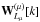 \hbox{${\bf W}^{(\mu)}_{L_\mu}[k]$}