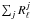 \hbox{$\sum_j R_{\ell}^j$}