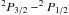 \hbox{$^2P_{3/2}-^2P_{1/2}$}