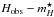\hbox{$H_{\rm obs}- m_H^{\star}$}