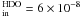 \hbox{${^{\rm \tiny{HDO}}_{\rm in}}=6\,\times\,10^{-8}$}