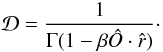 \appendix \setcounter{section}{1} \begin{equation} \mathcal{D} = \frac{1}{\Gamma (1-\beta \hat{O}\cdot\hat{r})} \cdot \label{dopplerfactor} \end{equation}