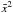 \hbox{${\bar x}^2$}