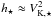 \hbox{$h_\star \approx V_{\mathrm{K},\star}^2$}