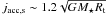 \hbox{$j_\mathrm{acc,s} \sim 1.2 \sqrt{GM_\star R_\mathrm{t}}$}