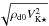 \hbox{$\sqrt{\rho_\mathrm{d0} V_{\mathrm{K}\star}^2}$}