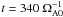 \hbox{$t=340\ \Omegaaz^{-1}$}