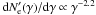 \hbox{${\rm d}N'_{\rm e}(\gamma)/{\rm d}\gamma \propto \gamma^{-2.2}$}