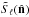 \hbox{$\tilde{S}_\ell (\hat{\bf n})$}