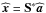 \hbox{$\widehat{\cmb}= {\sht}^* \widehat{\cmba}$}