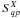\hbox{$S_{qp}^X$}