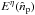 \hbox{$E^{\eta} (\hat{n}_{\rm p})$}