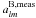 \hbox{$a^{{\rm B},{\rm meas}}_{lm} $}