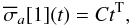 \begin{equation} \overline{{\sigma}}_a[1](t) = Ct^{\rm T}, \label{eq: hurst} \end{equation}