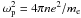 \hbox{$\omega_\mathrm{p}^2=4\pi n e^2/m_\mathrm{e}$}