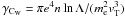 \hbox{$\gamma_\mathrm{C_W}= \pi e^4n \ln{\Lambda}/(m_\mathrm{e}^2 v_\mathrm{T}^3)$}