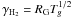 \hbox{$\gamma_{\mathrm H_2}=R_{\rm G} T_g^{1/2}$}