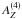 \hbox{$A^{(4)}_Z$}