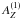 \hbox{$A^{(1)}_Z$}