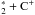 \hbox{$_2^*+{\rm C}^+$}