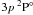 \hbox{$3p\,^2{\rm P}^{\circ }_{\rm }$}