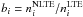 \hbox{$b_i = n_i^{\rm NLTE}/n_i^{\rm LTE}$}