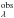 \hbox{$^{\rm obs}_{\lambda}$}