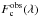\hbox{$F_{\rm c}^{\rm obs}(\lambda)$}