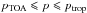 \hbox{$p_{\rm{TOA}}\leqslant p\leqslant p_{\rm{trop}}$}
