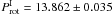 \hbox{$P_{\rm rot}^{\rm I}=13.862\pm0.035$}