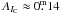 \hbox{$A_{I_{\rm C}}\approx0\fm14$}