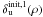 \hbox{$\delta_{\rm u}^{\rm init,1}(\rho)$}