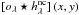\hbox{$[{o_\lambda\star h_\lambda^{\rm nc}}]\Paren{x,y}$}