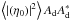 \hbox{$\moy{\left| (\eta_0) \right|^2} A_{\rm d}A_{\rm d}^*$}