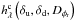 \hbox{$h_\lambda^{\rm c}\Paren{\delta_{\rm u} ,\delta_{\rm d}, D_{\phi_{\rm r}}}$}