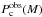 \hbox{$P_{\rm c}^{\rm obs}(M)$}