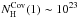 \hbox{$N_{\rm H}^{\rm Cov}(1)\sim 10^{23}$}