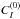 \hbox{$C_I^{(0)}$}